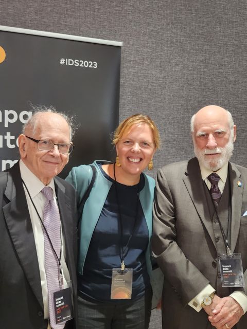 New-York. Sommet de la Science des Nations Unies (avec Bob Kahn et Vint Cerf)
